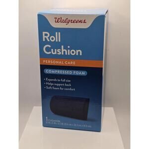 Walgreens Roll Cushion Compressed Foam Neck Support 14" X 8" X 4.3" New In Box